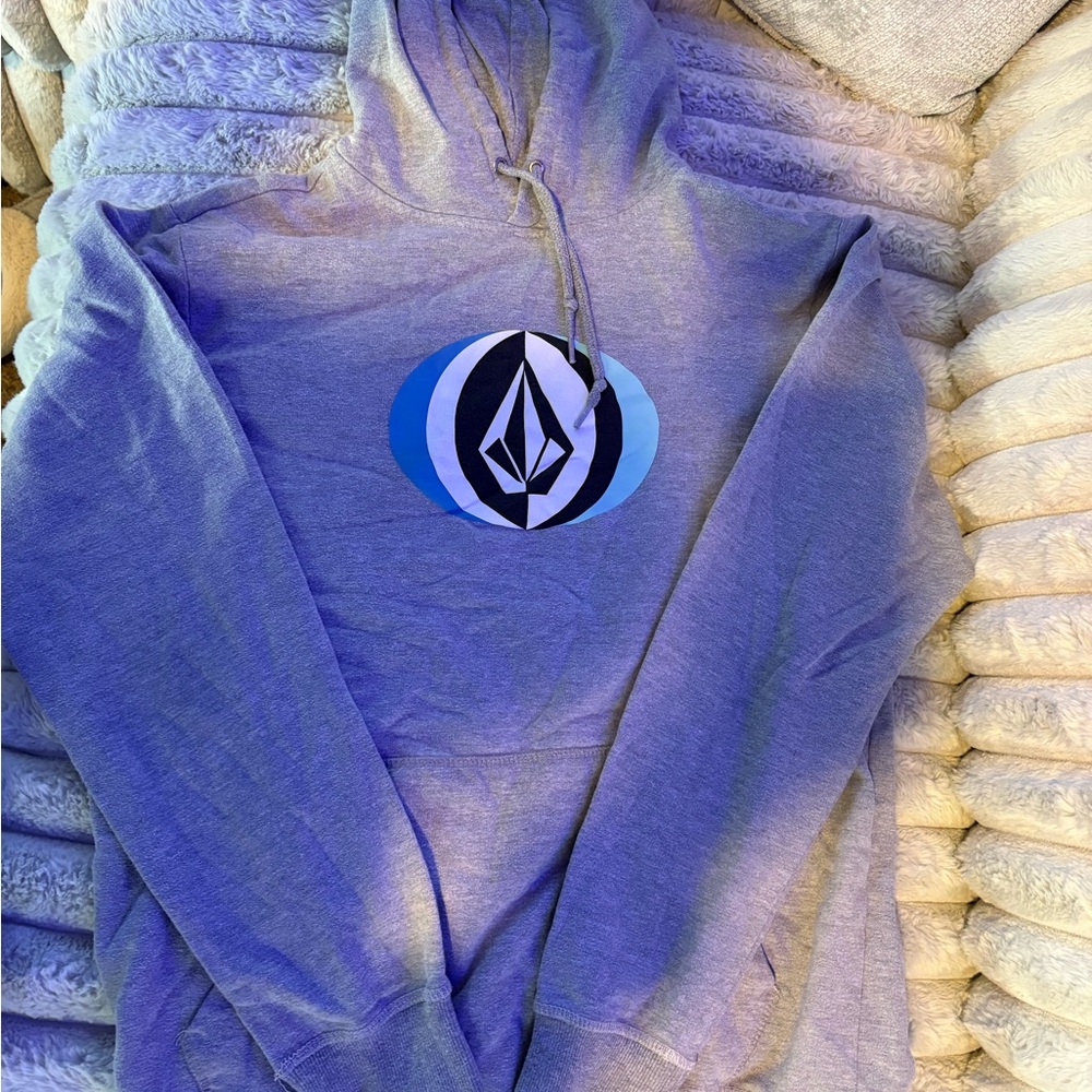 Volcom Gray Hoodie with Iconic Logo